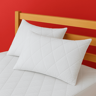 Quilted Pillow Protectors Pair - Hugworth